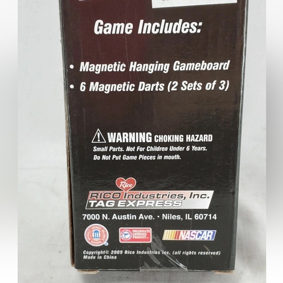 Vtg Roush Racing Magnetic Darts Game Wall Mount Nascar Rico Ind. Tag Express NIB - Picture 4 of 8